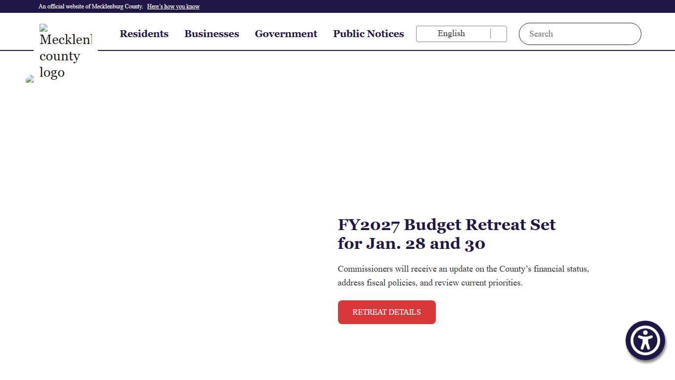 Home Mecklenburg County Government